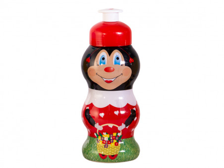 GARRAFA PLAST.JOANINHA SQUEEZE 300ML.