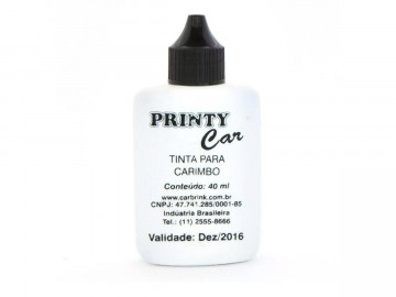 TINTA CARIMBO PRETA 40ML.AV.