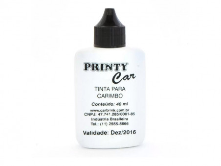 TINTA CARIMBO PRETA 40ML.AV.