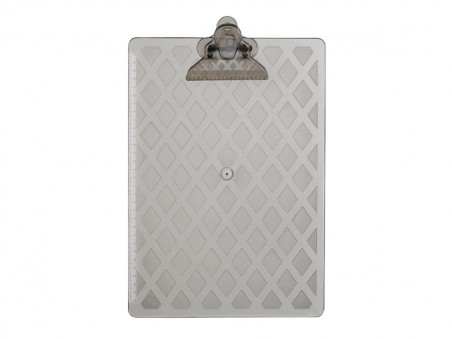 PRANCHETA A4 PLAST.FUME C/REGUA PREN.PL.