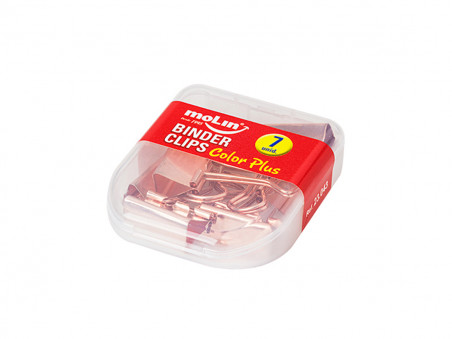 PRENDEDOR PAPEL  25MM COLOR PLUS CO.C/7