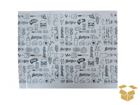 PAPEL ACOPLADO 30X38 FAST FOOD VM.C/400