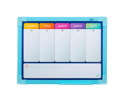 QUADRO PLANNER 030X040 SEMANAL ARCO IRIS