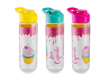 GARRAFA PLAST.CUPCAKE 700ML