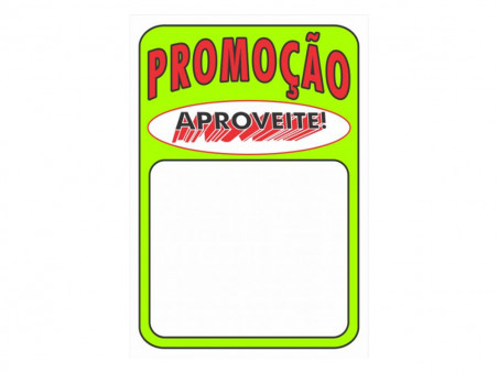 PLACA PVC 25X34 PROMOCAO APRO.AM/VM C/12