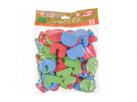 LETRAS VOGAIS+ABC EVA 5CM 93 PECAS