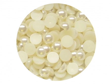 MEIA PEROLA CHAMPAGNE 10MM C/50G.