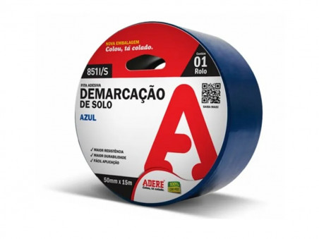 FITA DEMARCACAO PISO AZUL 50MMX15MT