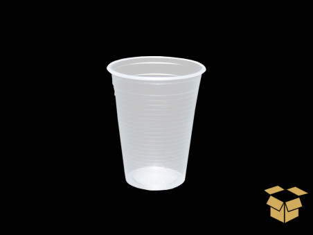 COPO DESC.180ML TRANSPARENTE AGUA 25X100