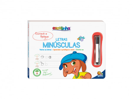 LIVRO EDU.ESCREVA E APAGUE LETRAS MIN.+P