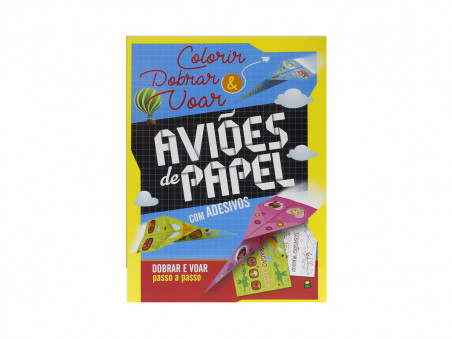 LIVRO COL.AVIOES DE PAPEL C/ADESIVOS