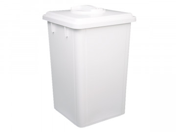 LIXEIRA 100L.BRANCA...