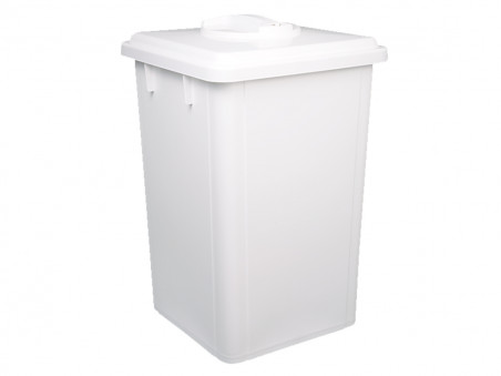 LIXEIRA 100L.BRANCA 48X56X92 TP.FLIP