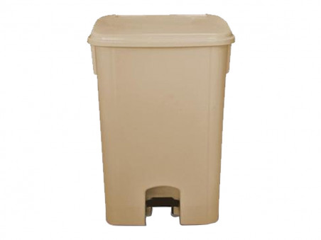 LIXEIRA  15L.BEGE 30X30X37CM.PEDAL