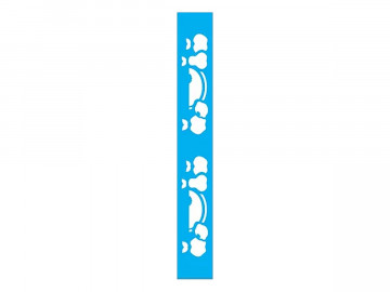 STENCIL FRUTAS  4X30CM - JK208