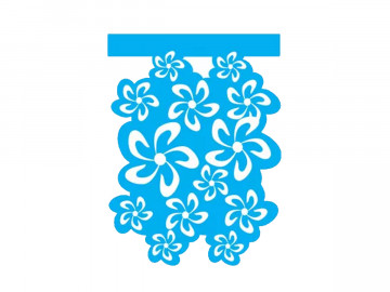 STENCIL FLORES 5 PETALAS...