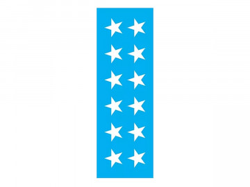STENCIL ESTRELAS 10X30CM -...