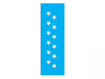 STENCIL ESTRELAS 10X30CM -...