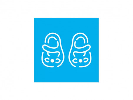 STENCIL SAPATO 10X10CM - JA050