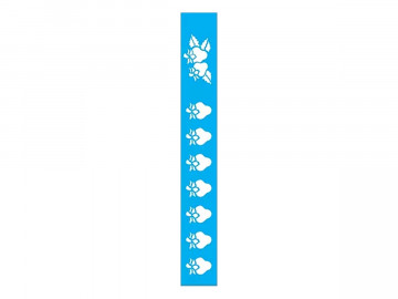 STENCIL MORANGOS  4X30CM -...