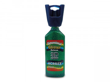 TINTA DIMENS.GLITER VERDE...