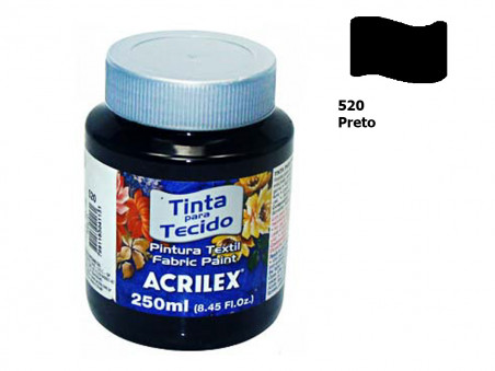 TINTA TECIDO PRETO 250ML-520
