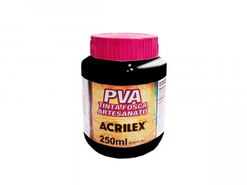TINTA PLASTICA PRETO PVA...