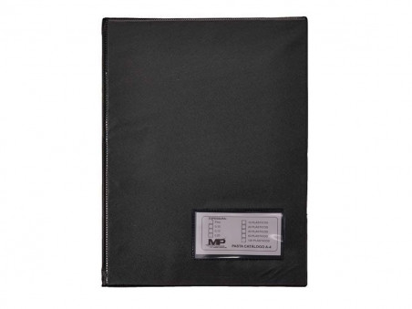 PASTA CATALOGO  10PL.006 A4 PLAST.PRETA