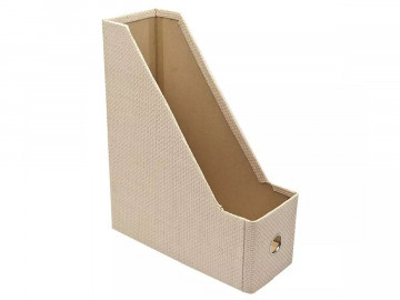 PORTA REVISTA DELLOGIFT BEGE
