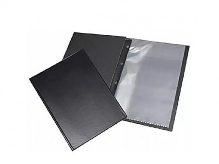 PASTA CATALOGO  30PL.006 A4 PLAST.PRETA