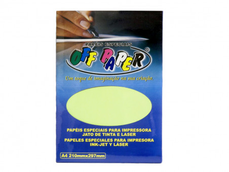 PAPEL A4 MADEIRA VERDE 180G.50F.