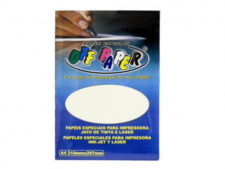 PAPEL A4 MADEIRA BRANCO 180G C50