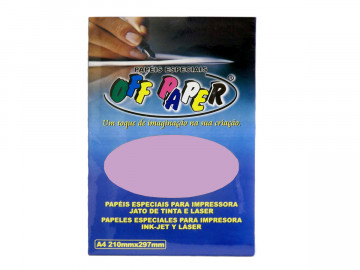 PAPEL A4 COLOR LILAS...