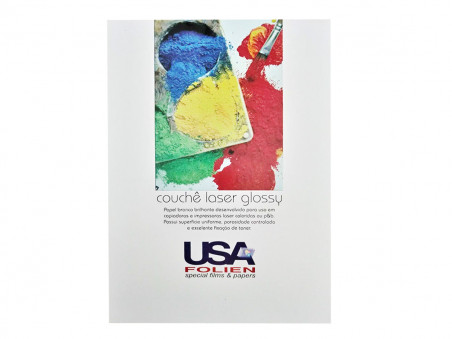 PAPEL A4 COUCHE LASER GLOSSY  90G.100F.