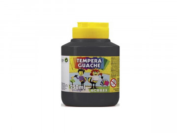 GUACHE PRETO 250ML -520 -AV
