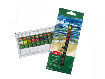 AQUARELA 12 CORES DERWENT...