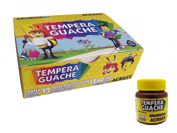 GUACHE MARRON 15ML C/12-531