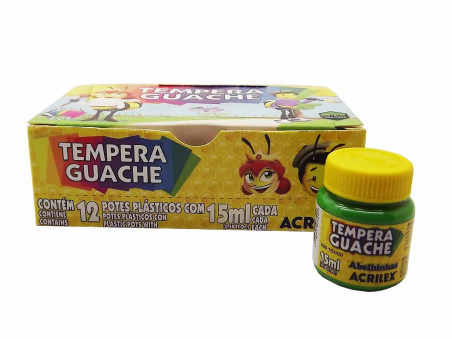 GUACHE VERDE FOLHA 15ML -510 C/12