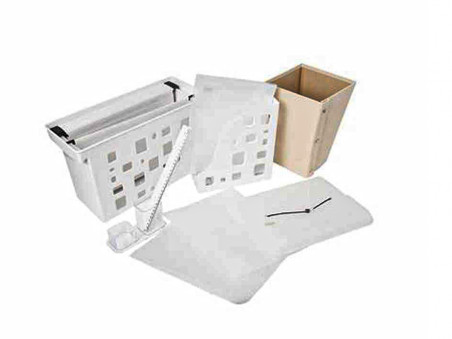 KIT ORGANIZACAO OFFICE BRANCO 9 PECAS