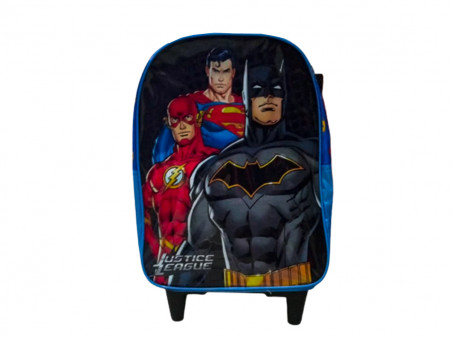 MOCHILA CAR.LIGA DA JUSTICA 35CM.1D.
