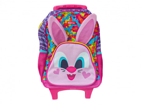 MOCHILA CAR.KIDS X COELHO 33CM.2D.