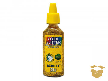 COLA GLITER OURO ACRILEX...