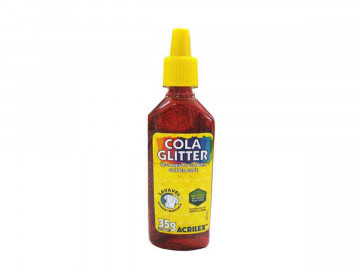 COLA GLITER VERMELHA...