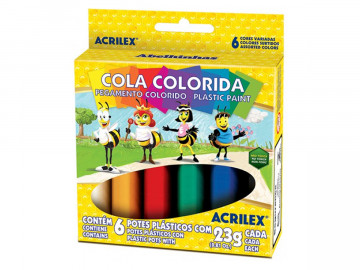 COLA COLORIDA 06 CORES...