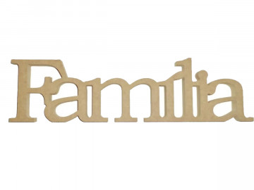 PALAVRA FAMILIA MDF...