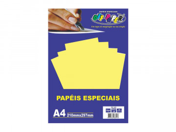 PAPEL A4 COLOR AMARELO LUMI...