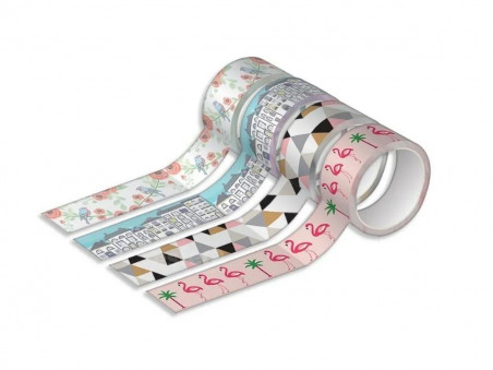 FITA ADESIVA WASHI STAND 15MMX10M.-AV.