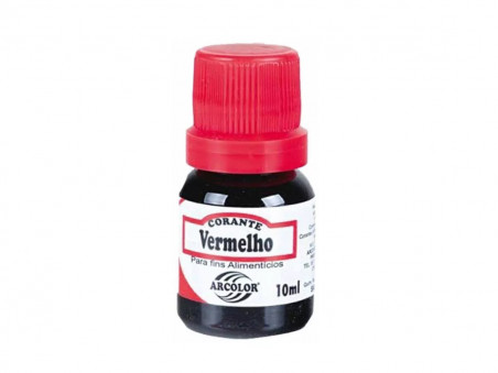 ANILINA VERMELHO LIQUIDA 10ML.-AV