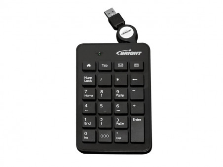 TECLADO NUMERICO USB RETRATIL-0134