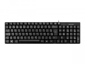 TECLADO USB PRETO SLIN TC193